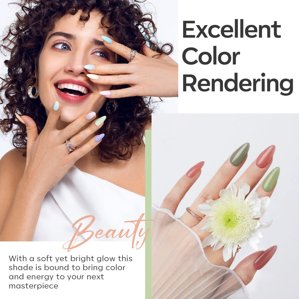 Modelones 6-Color Poly Nail Gel Set – DIY Home Manicure