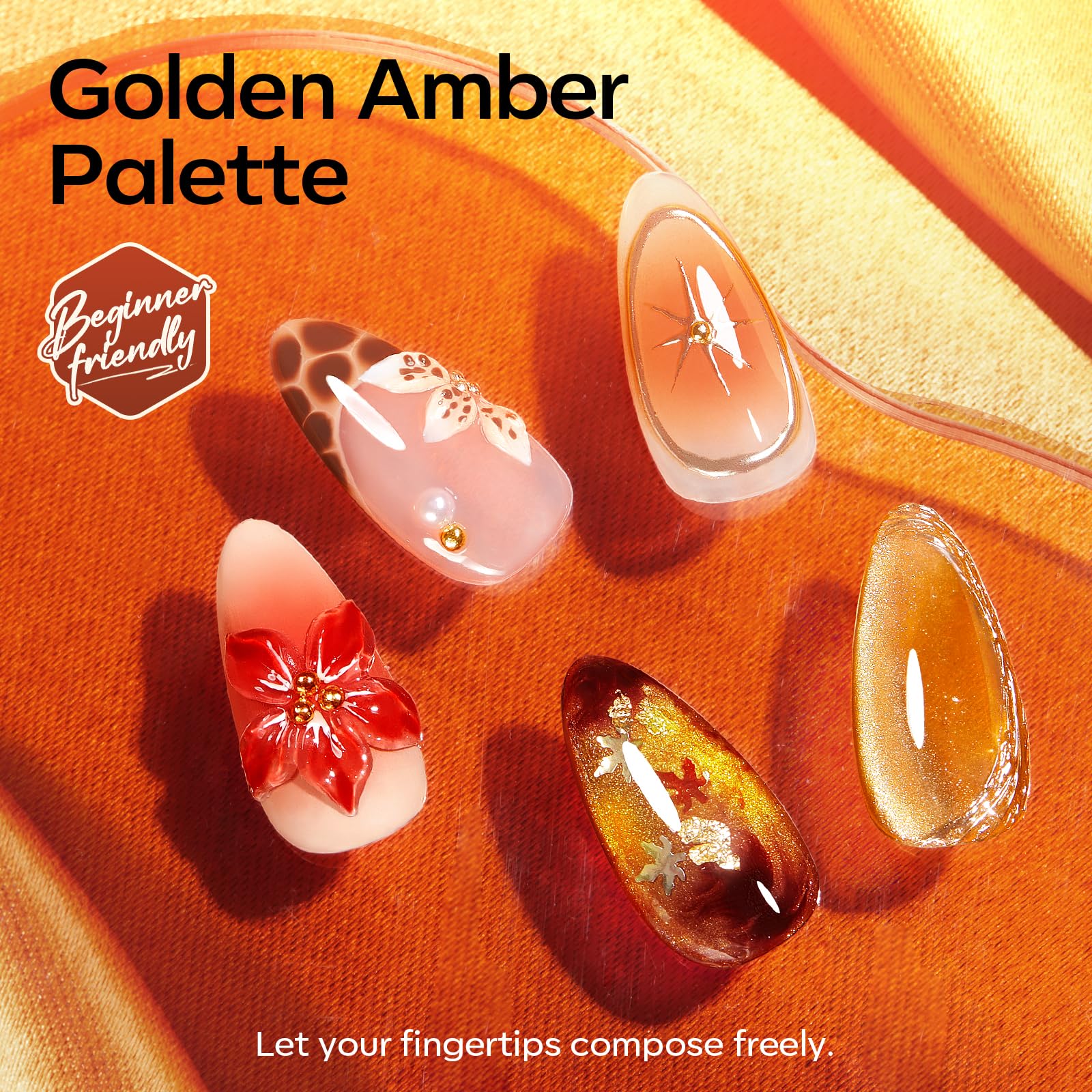 Modelones Fall Gel Nail Polish Kit — 32-Piece, 28 Colors + 4 Top Coats