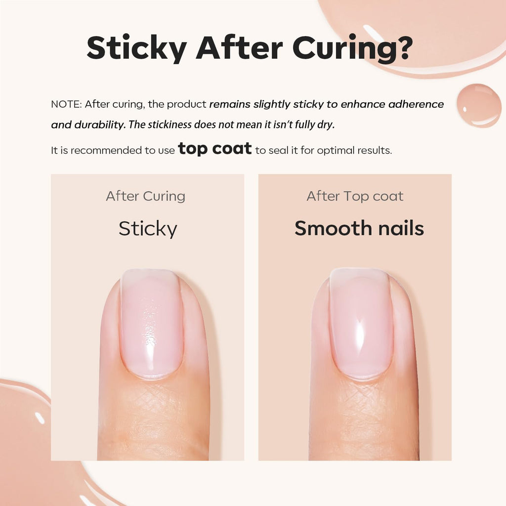 Modelones 8-in-One Builder Nail Gel – Neutral Nude for Thickening, Extension & Shine
