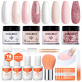 Modelones Pink Dip Powder Nail Kit – 4 Colors, No Lamp Needed, DIY French Nails at Home