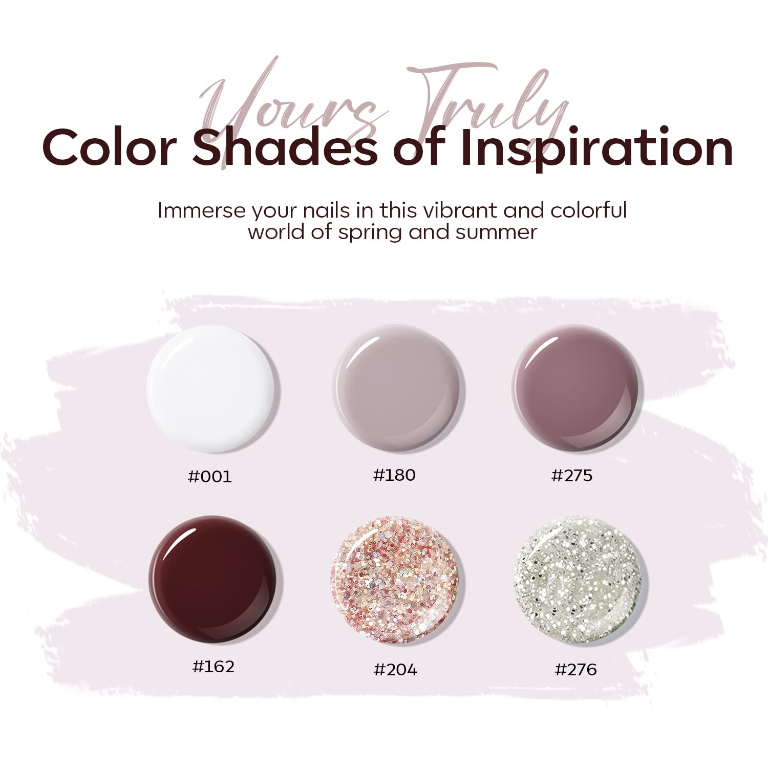 Modelones Poly Nail Gel Set – 6 Classic Colors for DIY Home Manicure