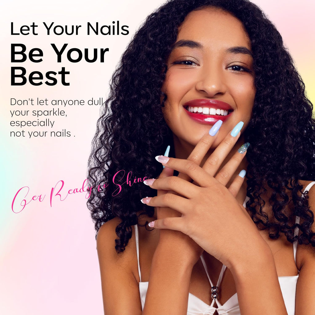 Modelones 32-Piece Gel Nail Polish Set — 28 Colors, No-Wipe Base Coat, Glitter & Matte/Glossy Top Coats, Soak-Off LED Kit