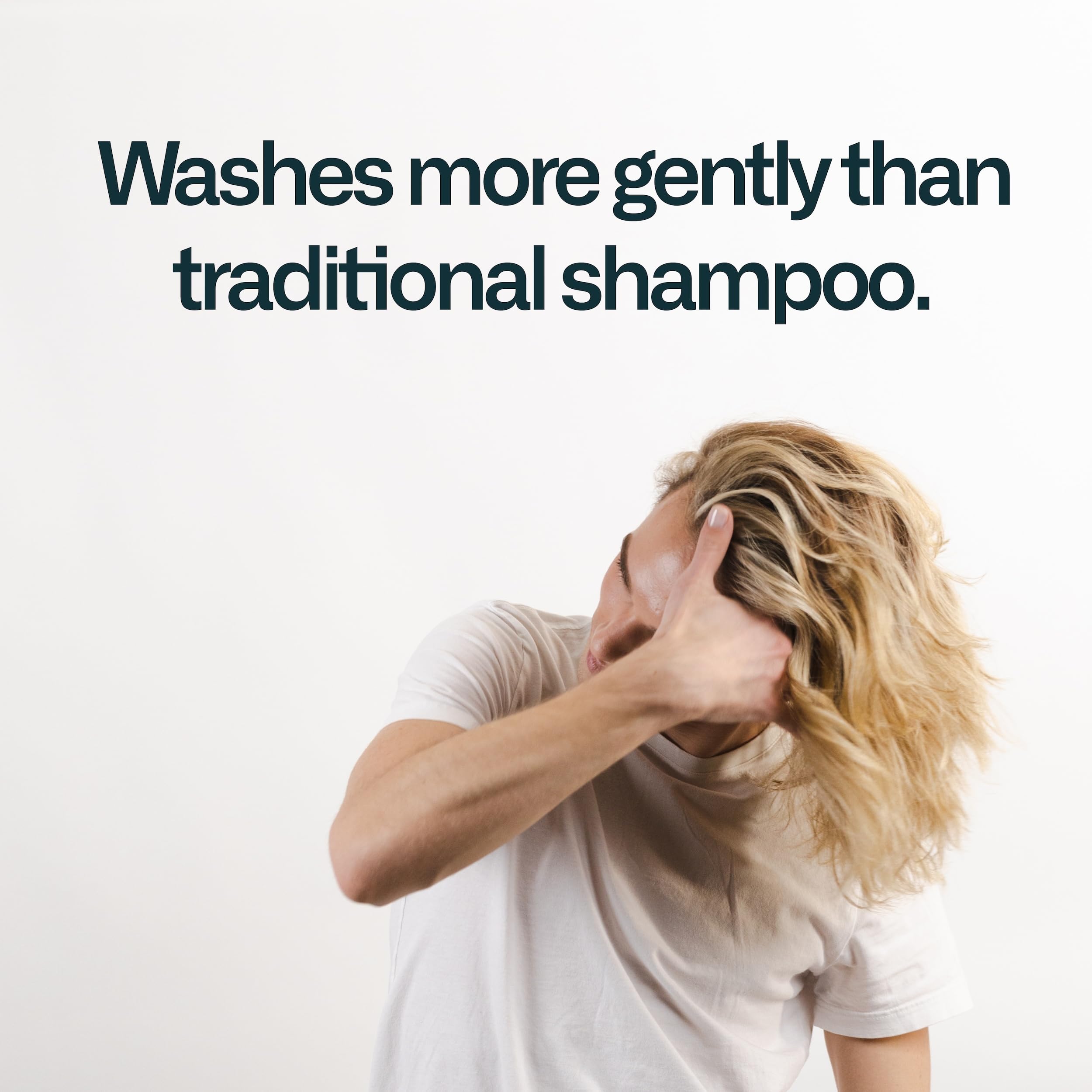 Modern Mammals Light Shampoo Bar – Minimalist, Fragrance-Free, Vegan Hair Care (1 Bar + BarBag)