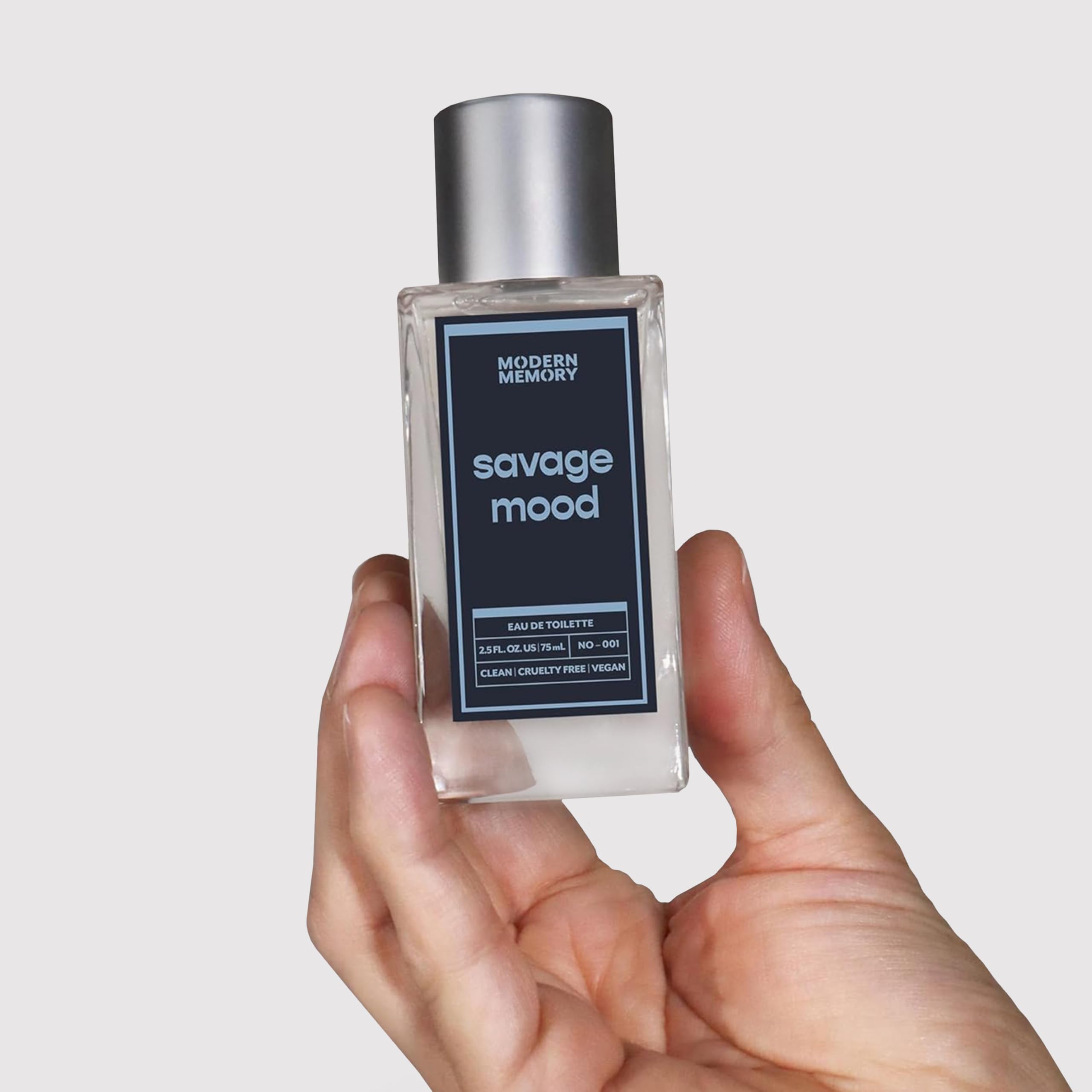 Modern Memory Savage Mood Eau de Toilette for Men, 2.5 fl oz | Bergamot, Wild Lavender & Patchouli