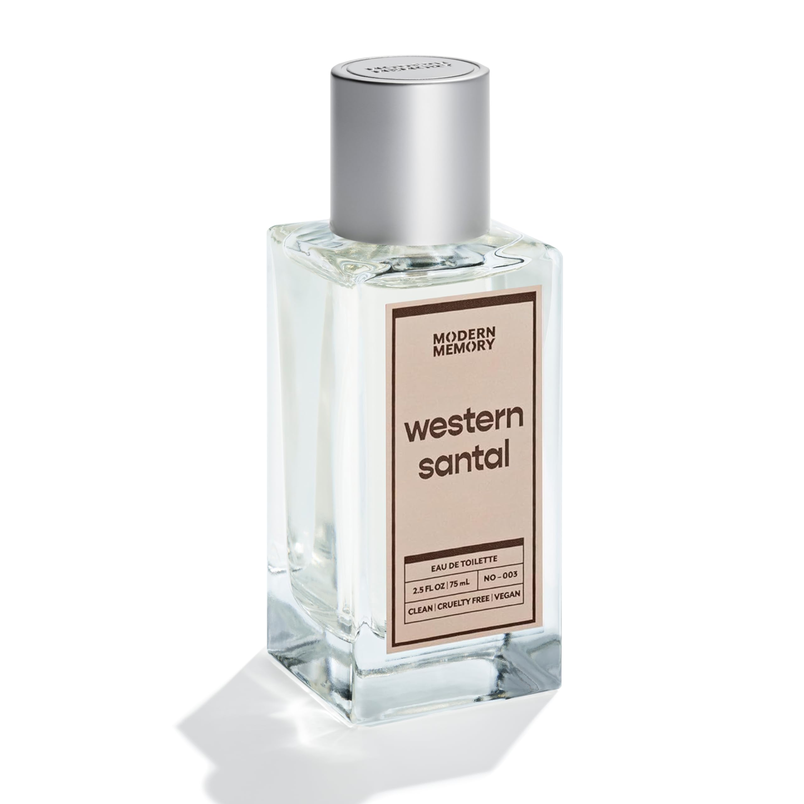 Modern Memory Western Santal Eau de Toilette for Men – 2.5 oz | Cardamom, Sandalwood & Musk
