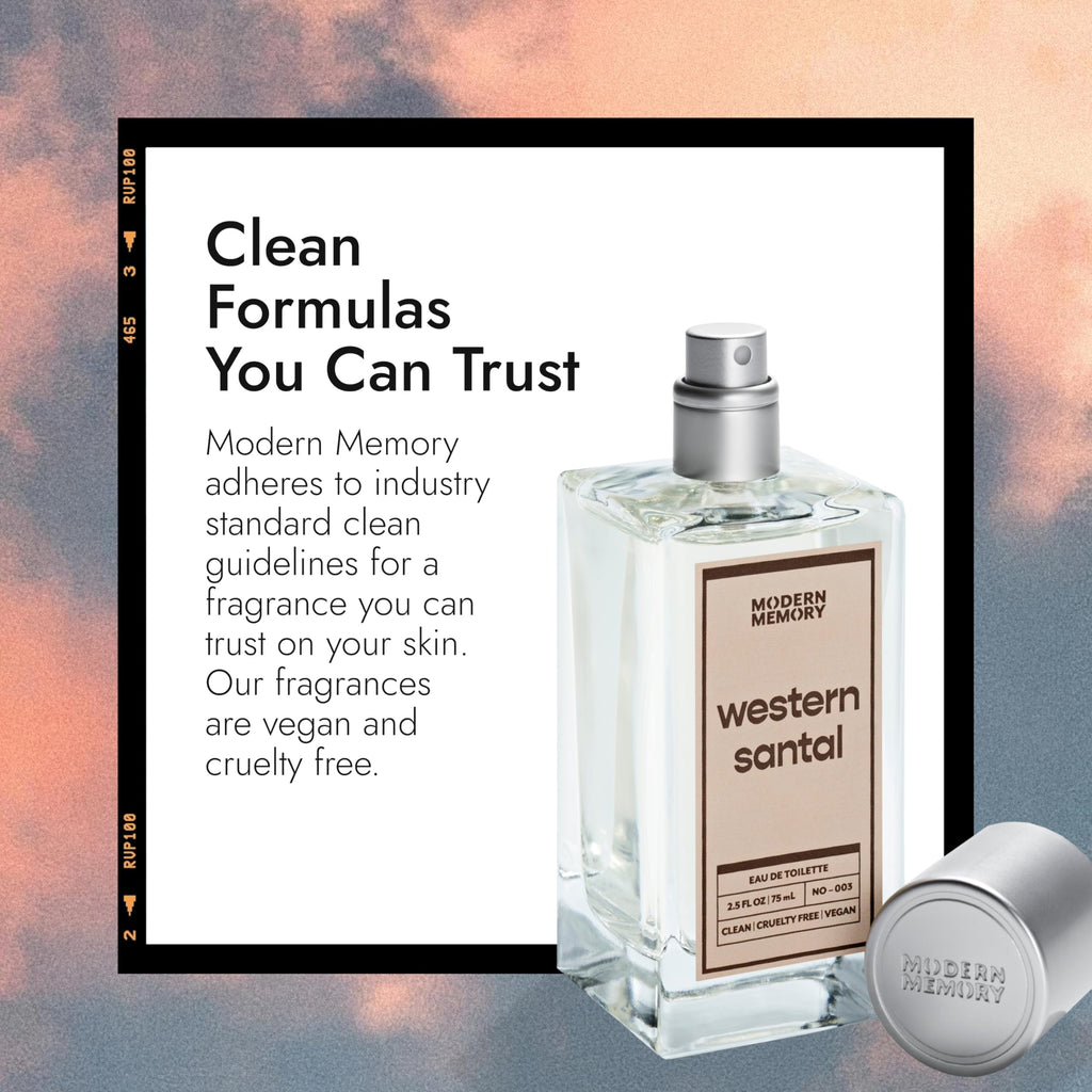 Modern Memory Western Santal Eau de Toilette for Men – 2.5 oz | Cardamom, Sandalwood & Musk
