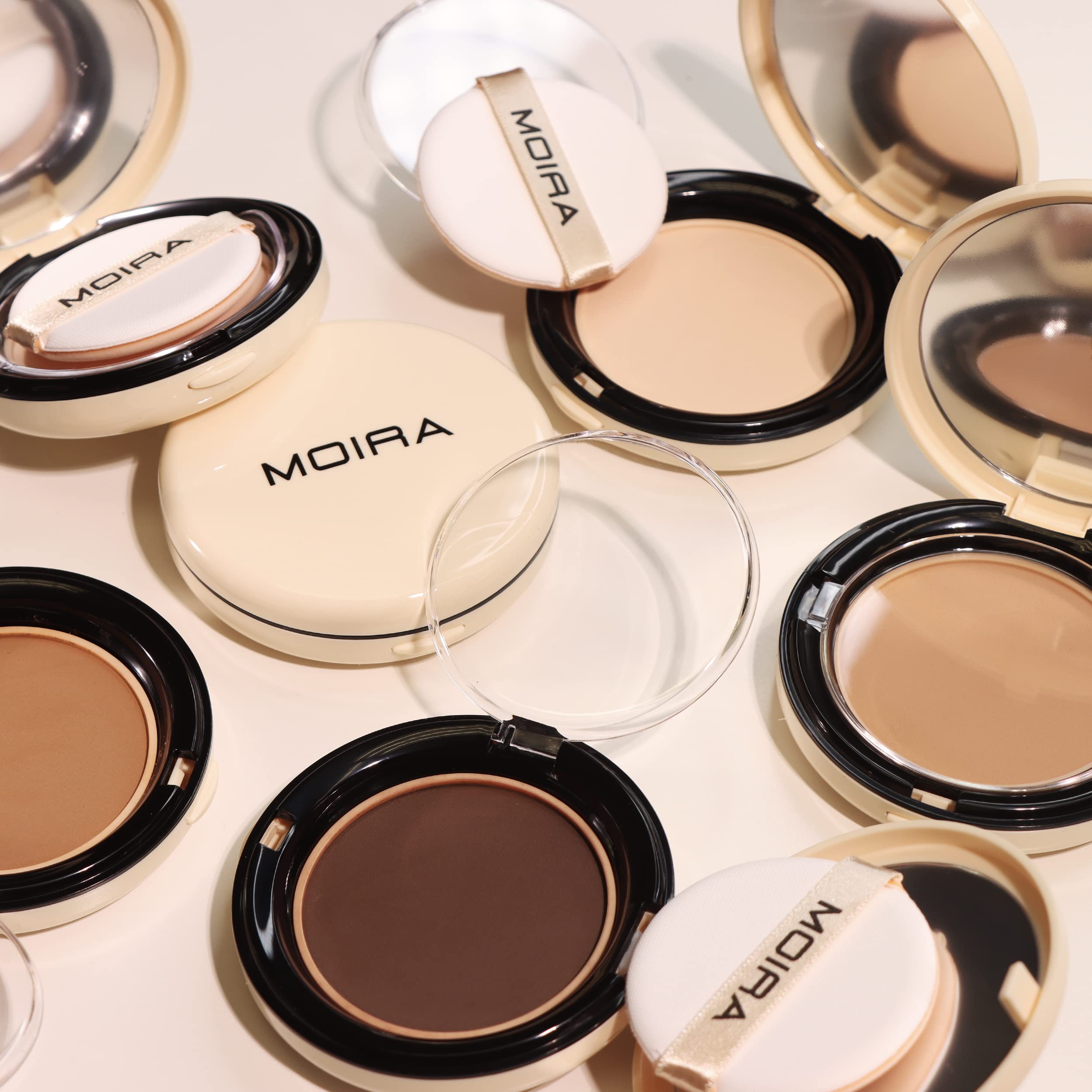 Moira Complete Wear Powder Foundation 475W – Buildable Coverage, Natural Matte Finish