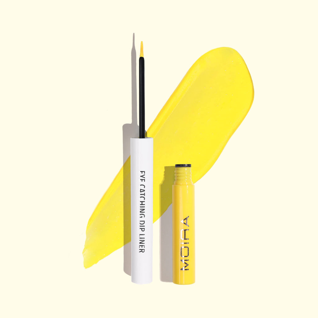 Moira Eye Catching Dip Liner 018 Yellow – Waterproof Matte Liquid Eyeliner | Long-Lasting, Smudge-Resistant