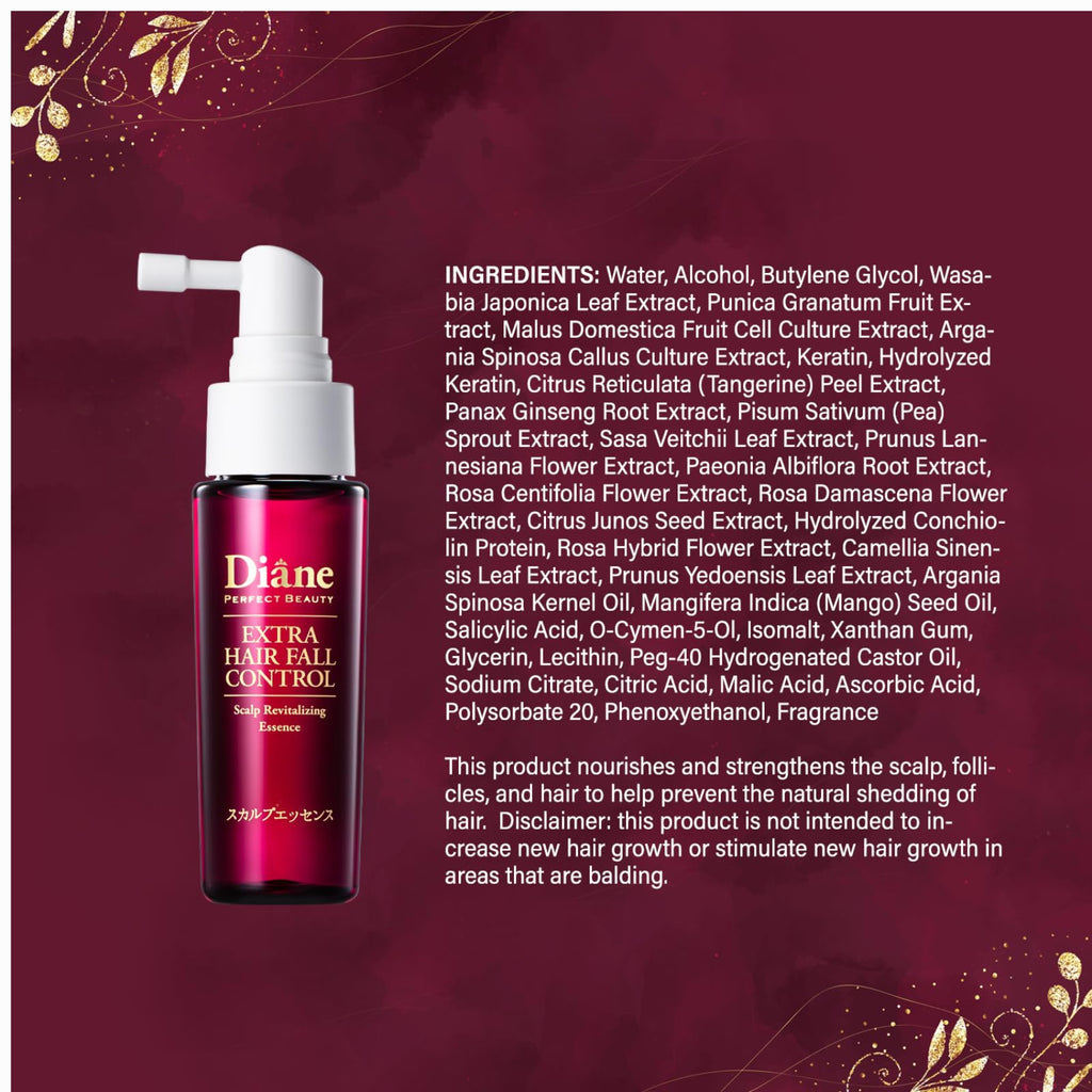 Moist Diane Thickening Shampoo & Conditioner Set + Serum | Keratin & Argan Oil for Fuller Hair (Japan)