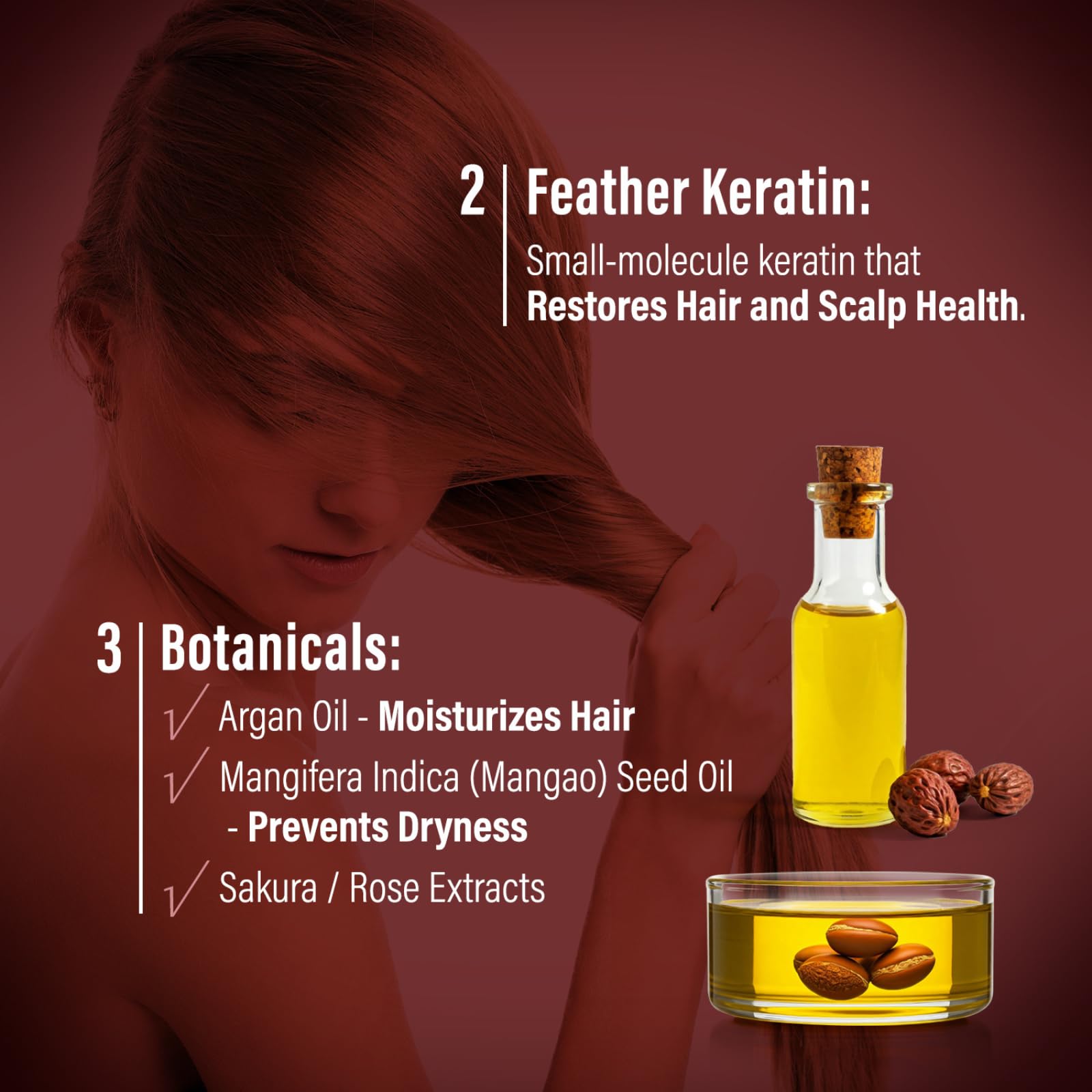 Moist Diane Thickening Shampoo & Conditioner Set + Serum | Keratin & Argan Oil for Fuller Hair (Japan)
