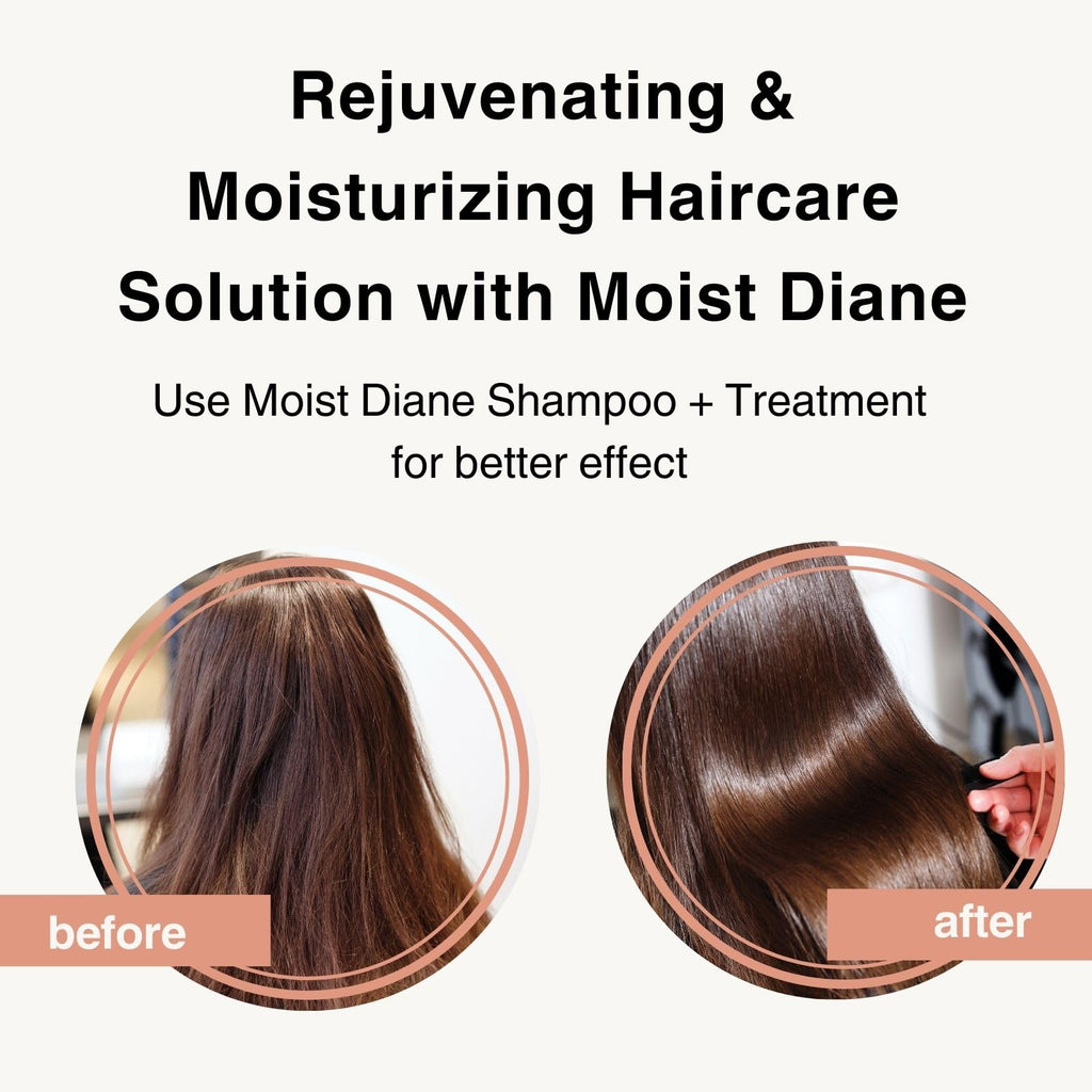 Moist Diane Repair Shampoo for Damaged & Color-Treated Hair | Keratin, Argan Oil & Mango Oil | Silicone & Sulfate Free | 15.2 Fl Oz
