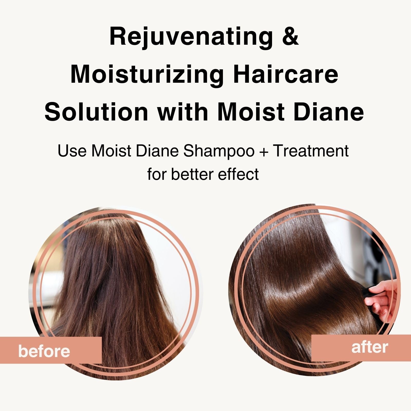 Moist Diane Repair Shampoo for Damaged & Color-Treated Hair | Keratin, Argan Oil & Mango Oil | Silicone & Sulfate Free | 15.2 Fl Oz
