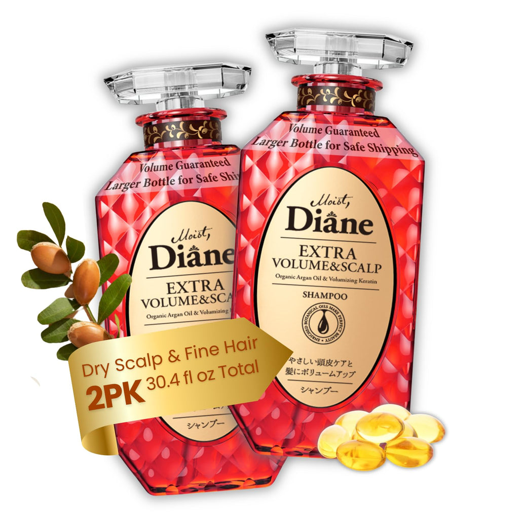 Moist Diane Thickening Shampoo – Keratin, Argan Oil & Biotin