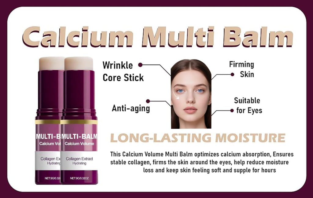 MOKA Cemenrete Multi-Balm Stick – Hydrating Collagen Extract with Calcium, 9g