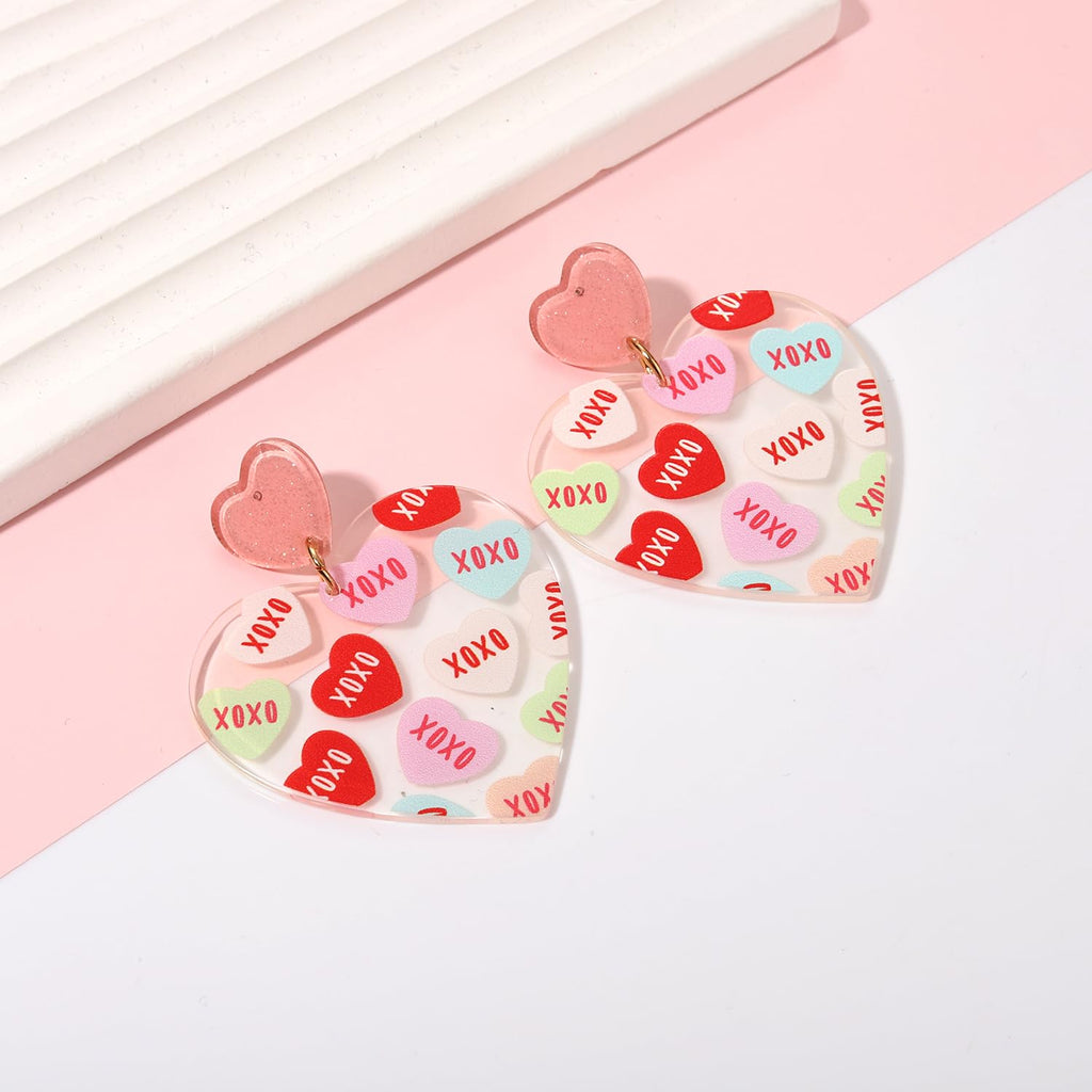 mokkia Valentine’s Day Headbands & Hair Accessories – LOVE XO HUG ME Conversation Heart Jewelry