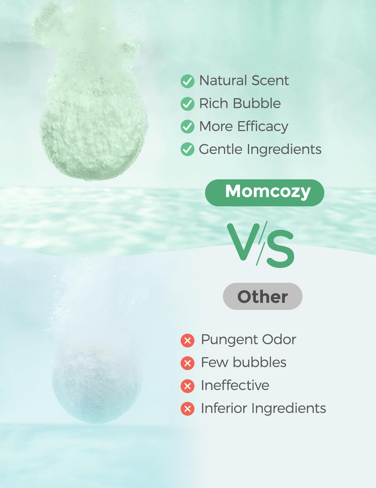 Momcozy 14-Pack Fruit Bath Bombs with Essential Oil – Fun, Safe Bath Time Gift for Kids