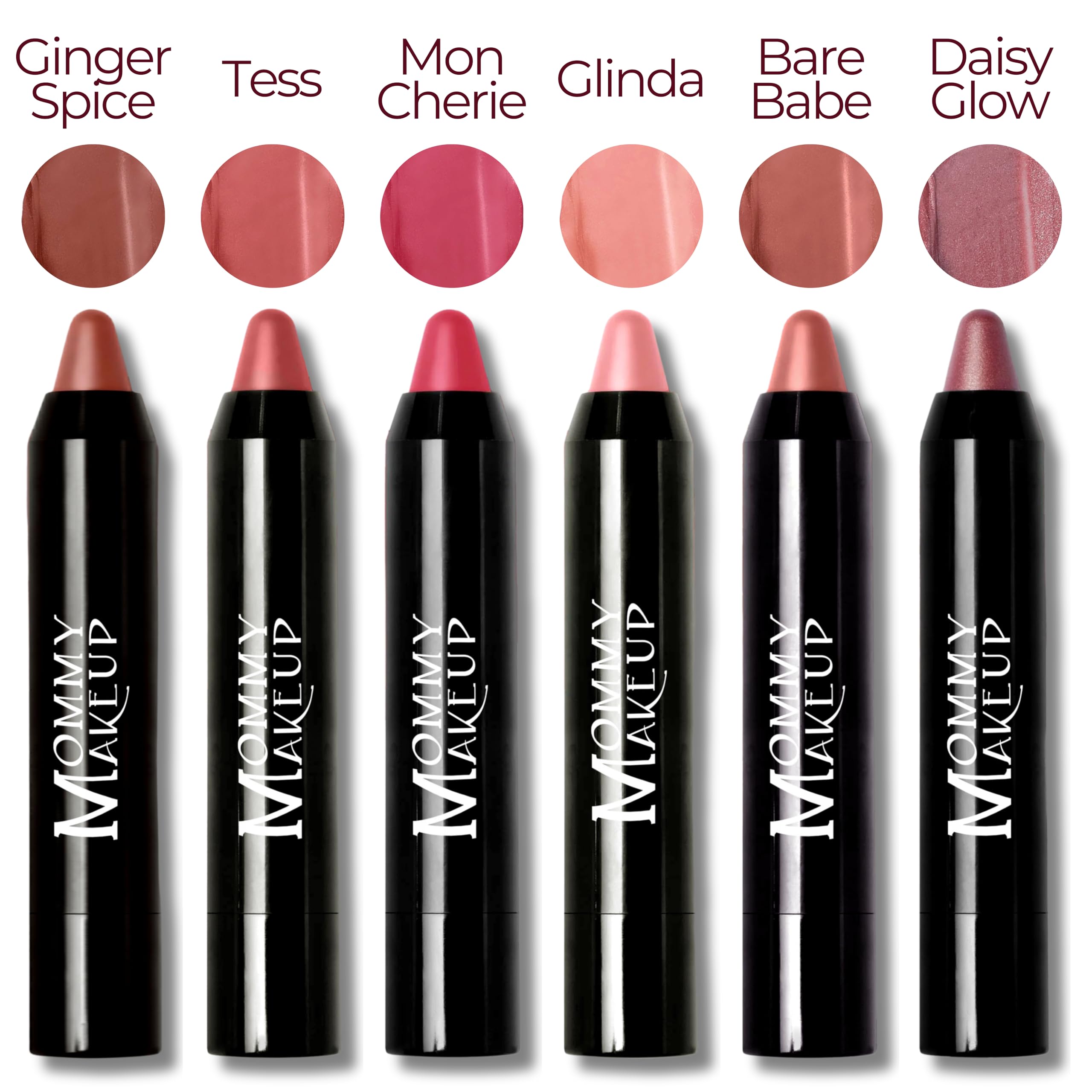 Mommy Makeup Triple Sticks: Lipstick, Cream Blush & Treatment in Paris Pink
