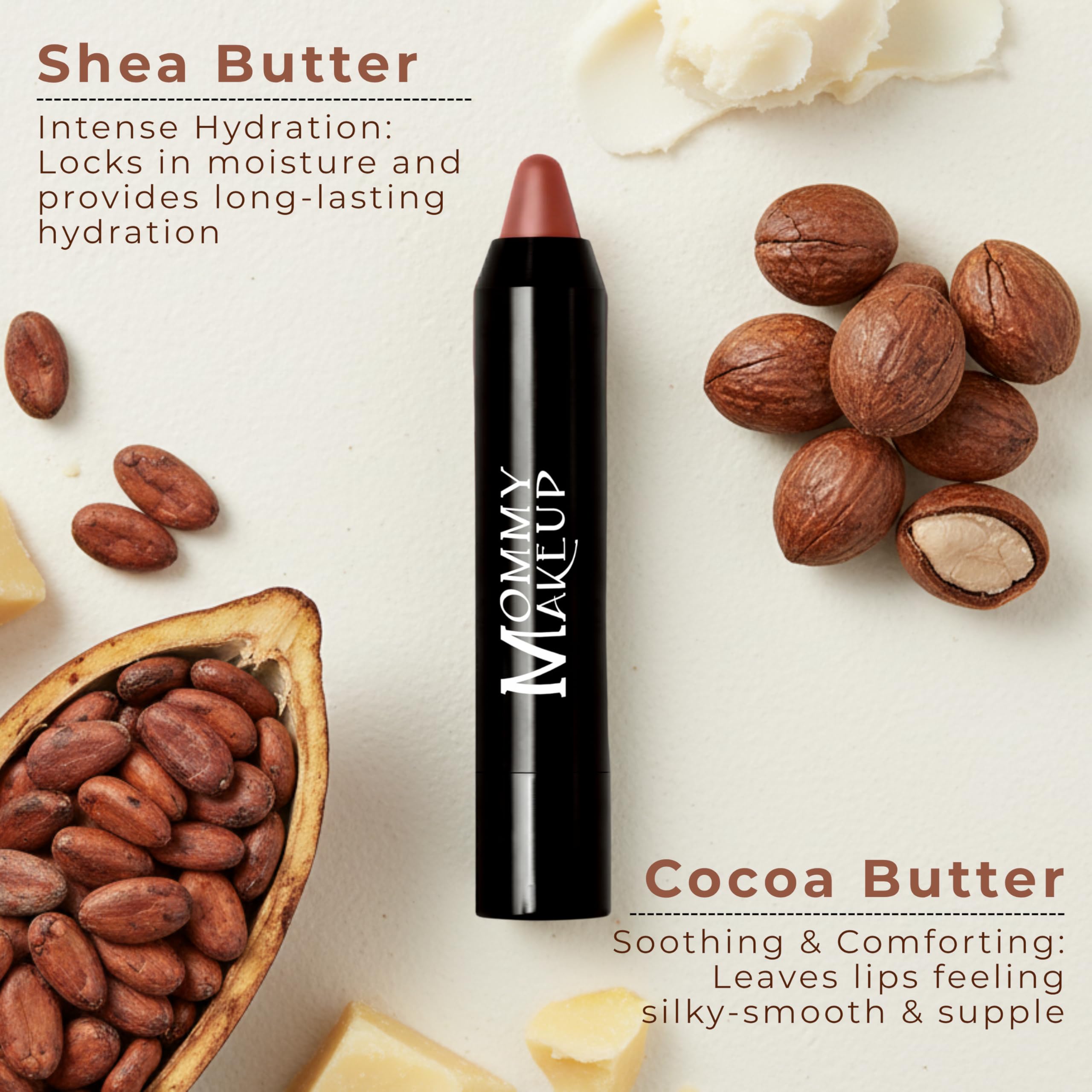 Mommy Makeup Triple Sticks Ginger Spice – Lipstick, Cream Blush & Treatment