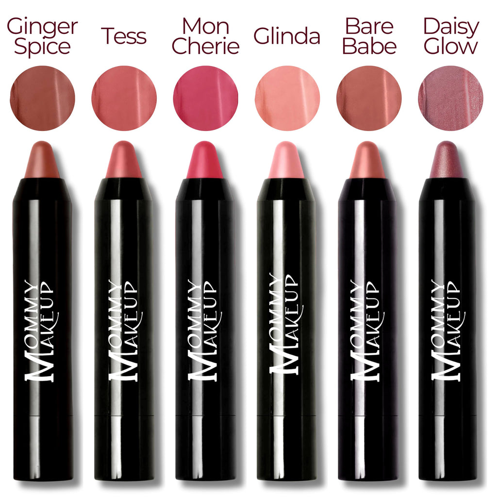 Mommy Makeup Triple Sticks Ginger Spice – Lipstick, Cream Blush & Treatment