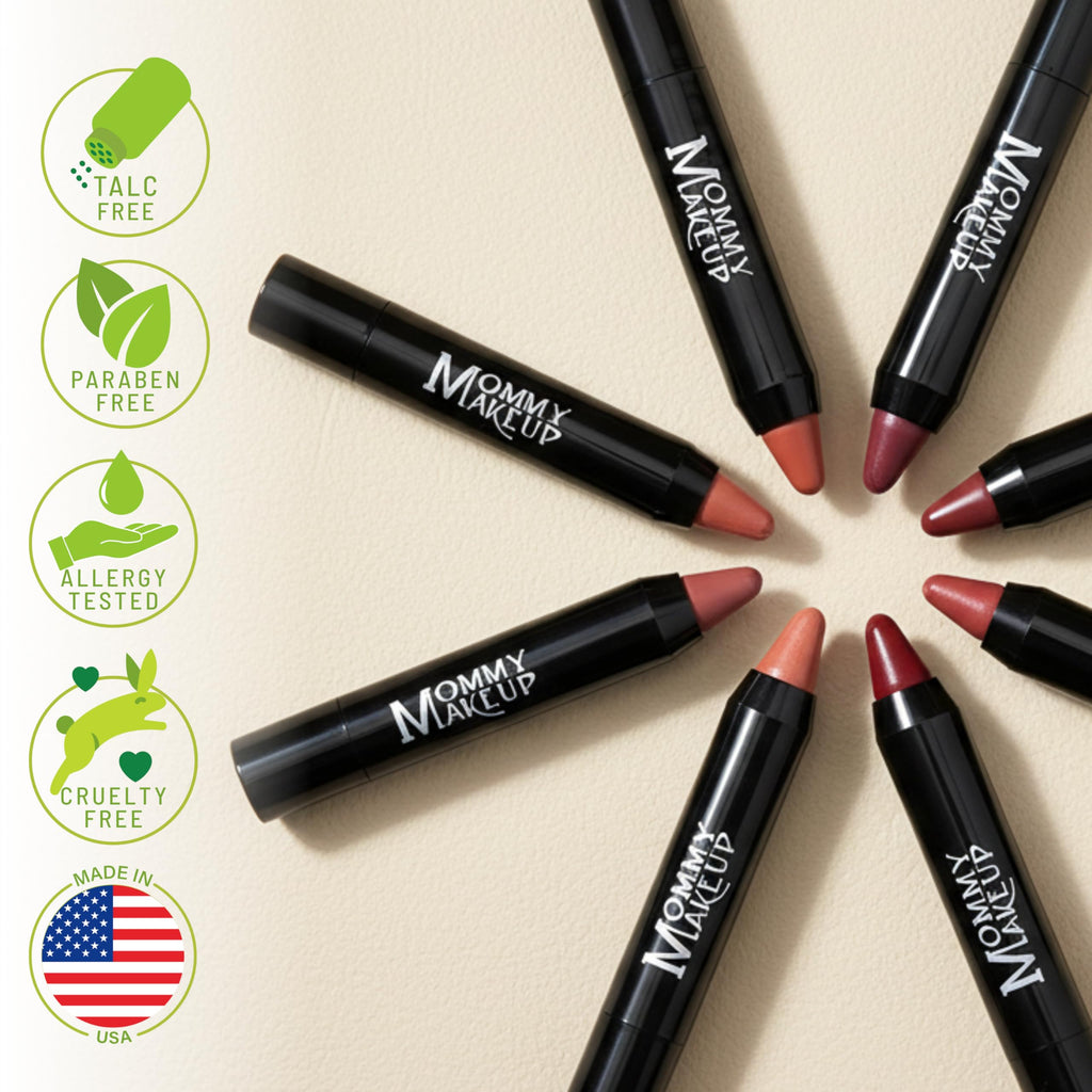 Mommy Makeup Triple Sticks Ginger Spice – Lipstick, Cream Blush & Treatment