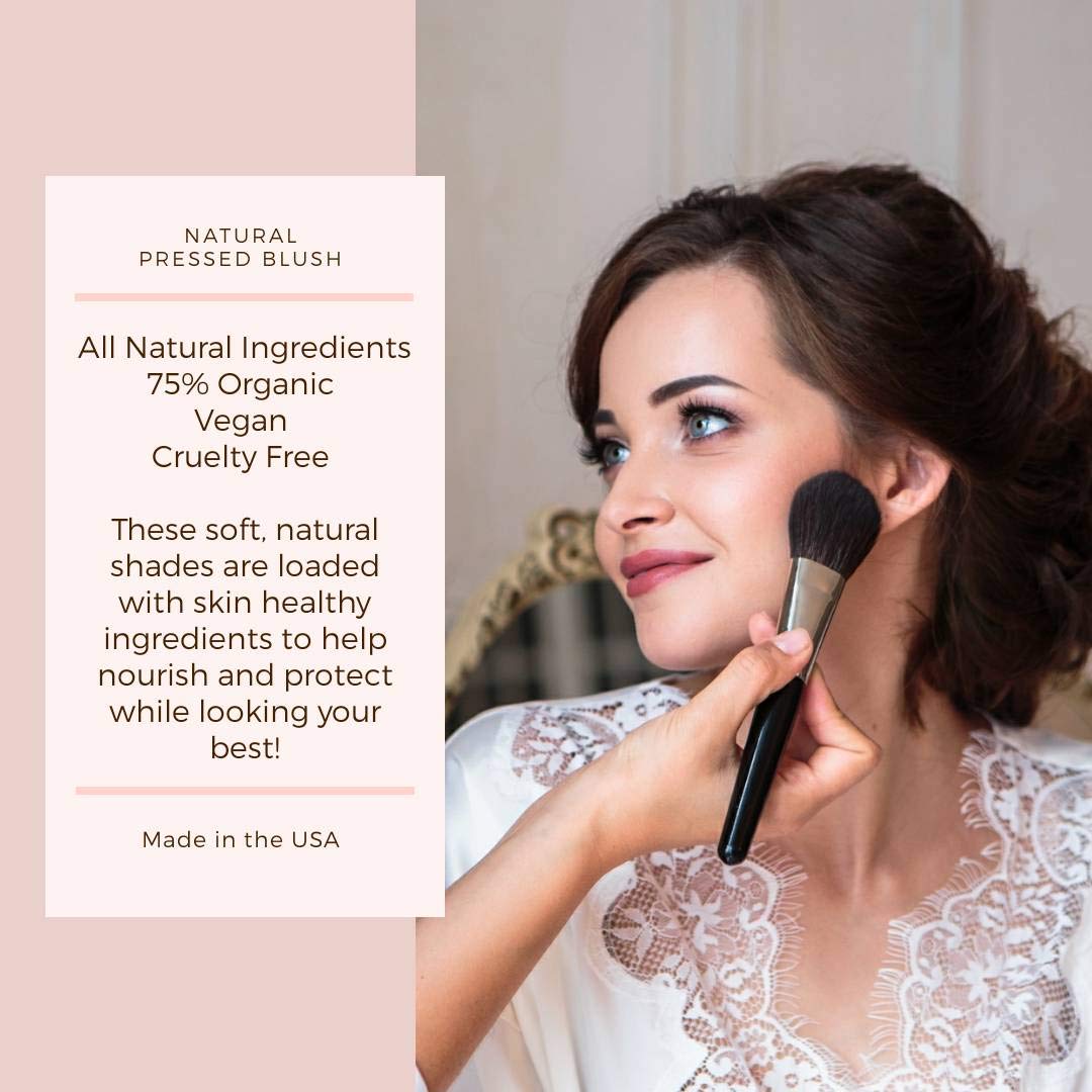 Mom's Secret 100% Natural Blush – Organic, Vegan, Gluten Free, Made in USA 0.18 oz