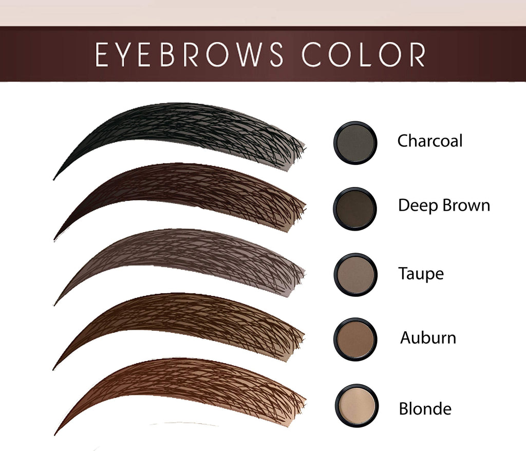 Mom's Secret 100% Natural Eyebrow Powder in Charcoal – Organic, Vegan, Gluten Free, Made in USA (2.5 g)