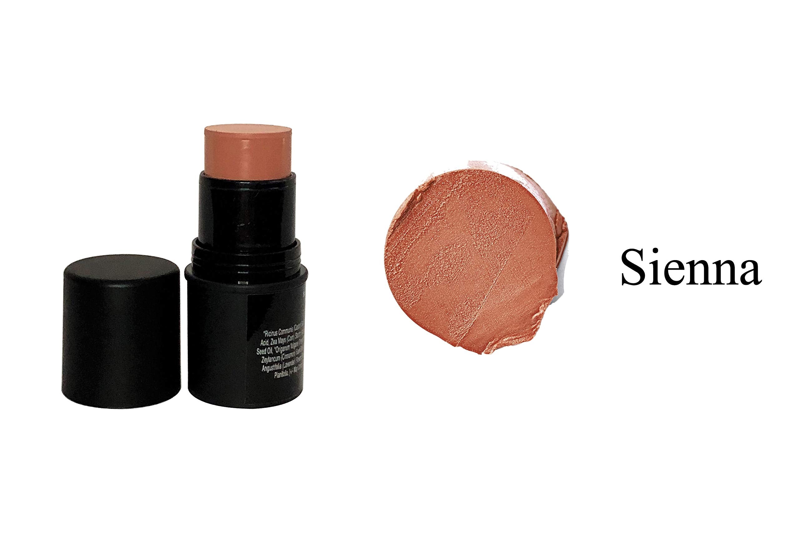 Mom's Secret Natural Cream Blush Stick Cheek Tint Sienna — 100% Natural, Vegan, Cruelty-Free, Made in USA
