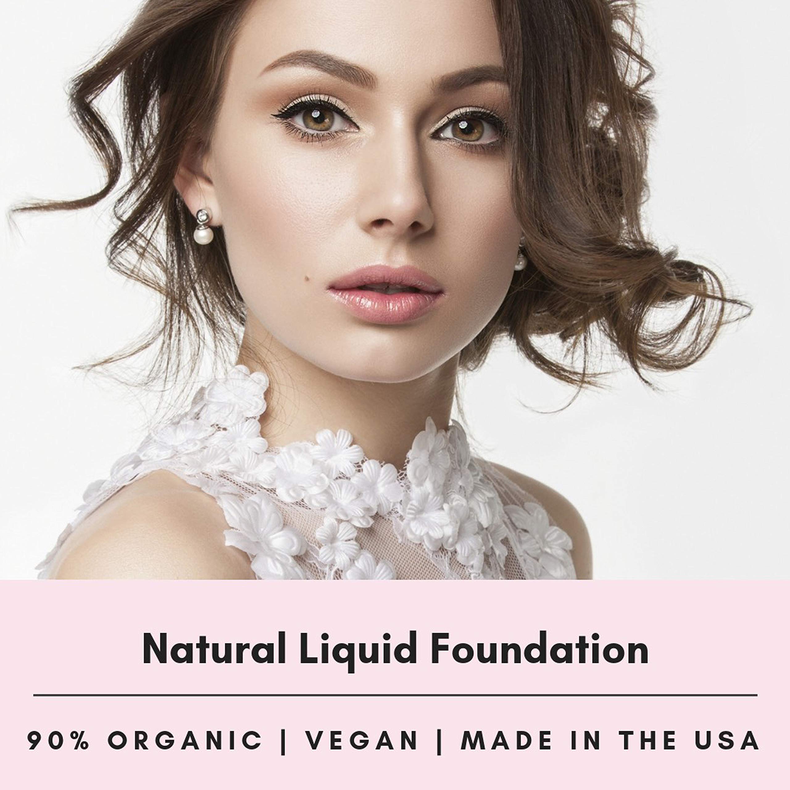 Mom's Secret 100% Natural Foundation – Chestnut, Aloe Based, Vegan, USA Made