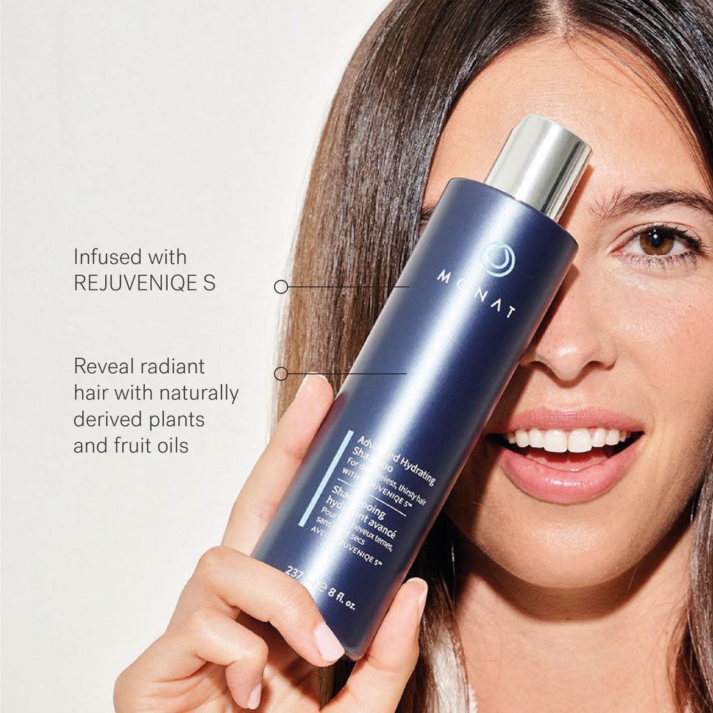 MONAT Advanced Hydrating Shampoo with Rejuveniqe S – Lightweight Moisturizing for Fine to Medium Hair