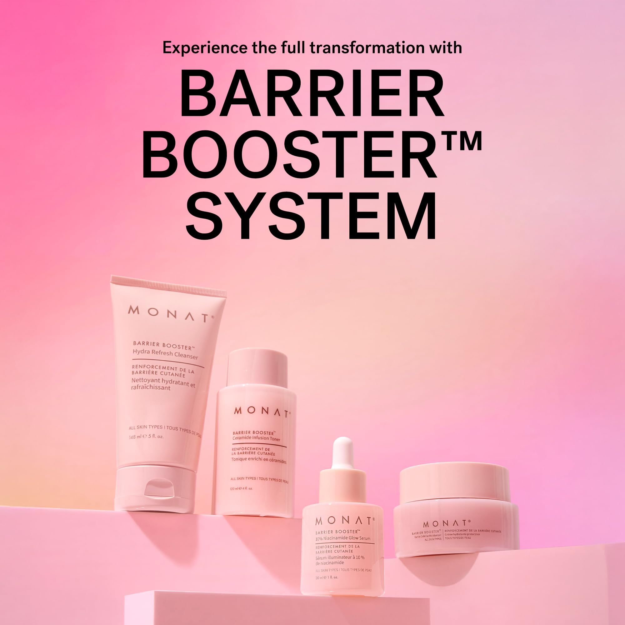 MONAT Barrier Booster Defense Moisturizer – Hydrating Peptide Cream (Ceramides & Squalane) 50 ml