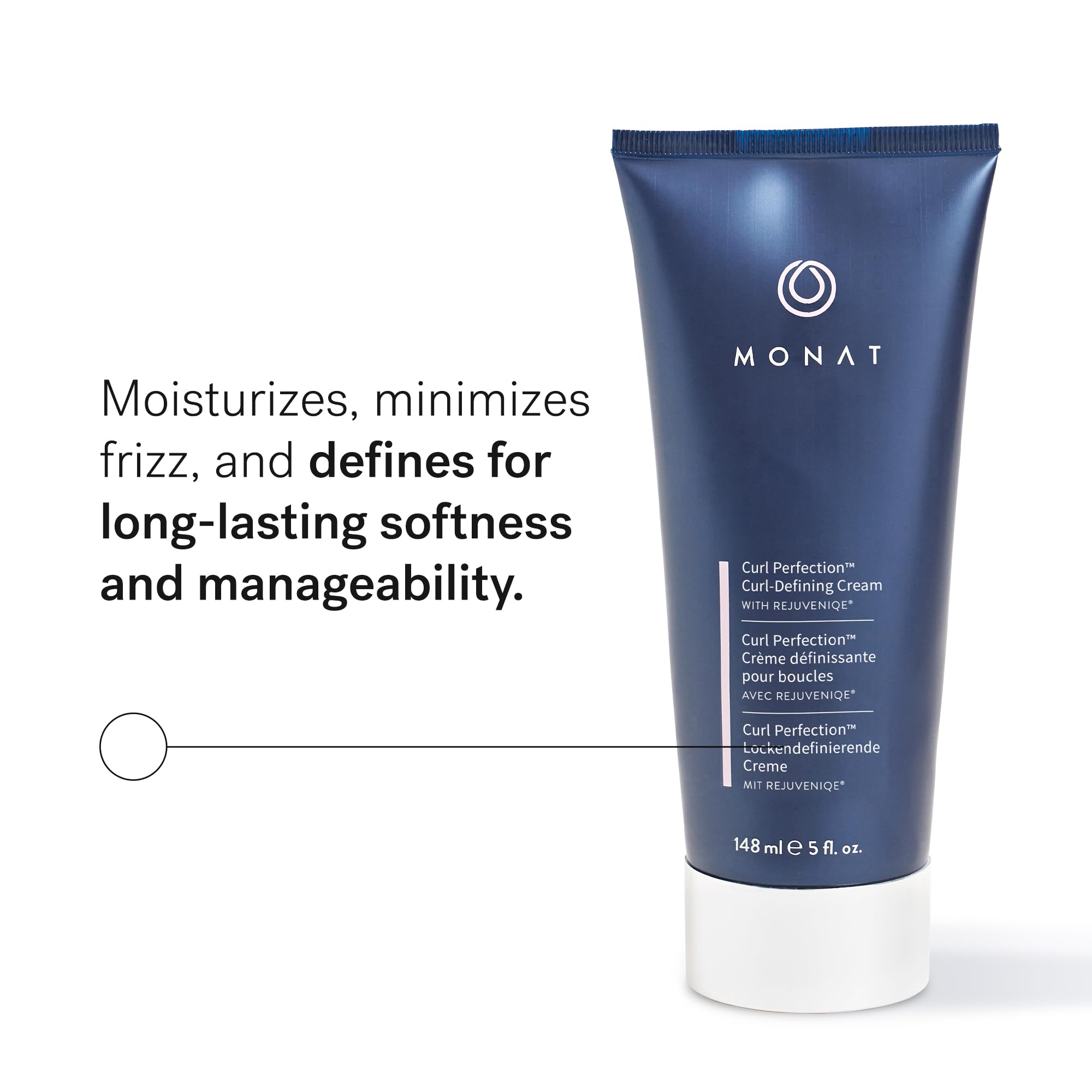MONAT Curl Perfection Curl-Defining Cream | Frizz Control & Hydration 148 ml