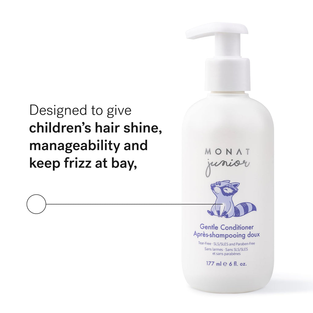 MONAT Junior Gentle Conditioner – Tear-Free, All-Natural Kids Hair Care for Frizz & Tangles