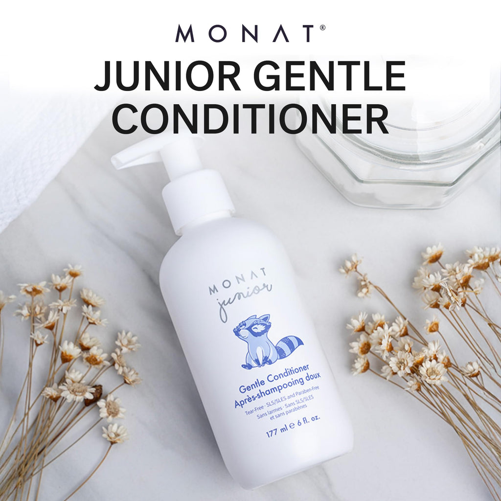 MONAT Junior Gentle Conditioner – Tear-Free, All-Natural Kids Hair Care for Frizz & Tangles