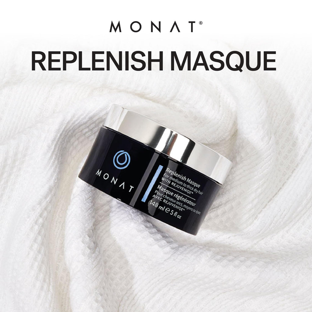 MONAT Replenish Masque Infused with Rejuveniqe – Deeply Hydrates Medium to Thick Hair