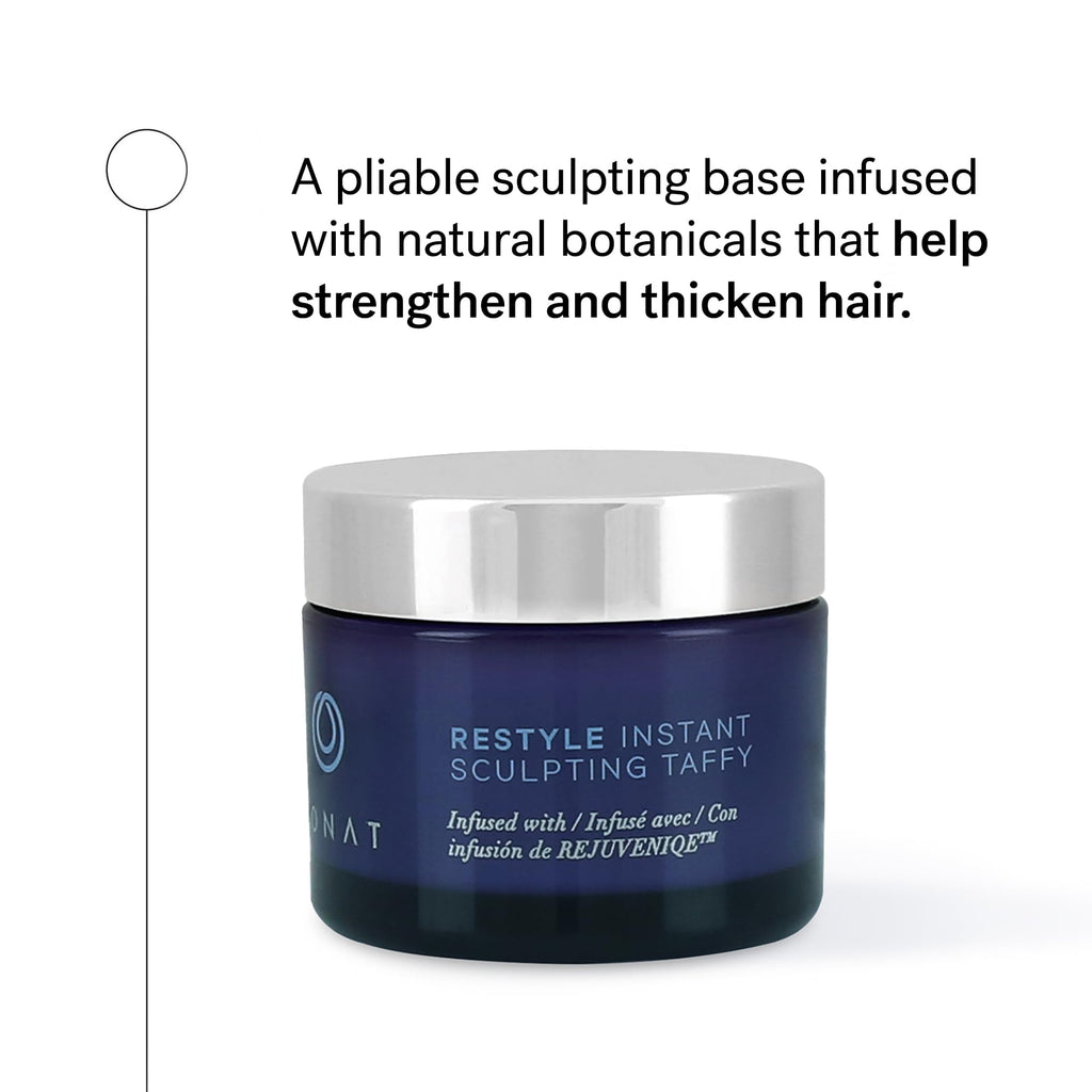 MONAT Restyle Instant Sculpting Taffy – Long-Lasting Hold with Rejuveniqe® (30 ml / 1.7 fl oz)