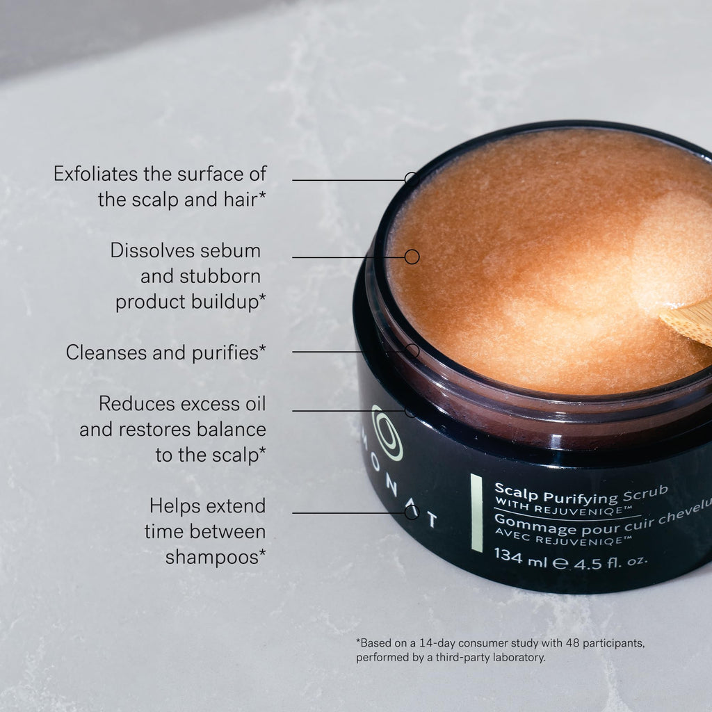 MONAT Scalp Purifying Scrub – Deep Cleanse & Balance with Rejuveniqe (134 ml / 4.5 fl oz)