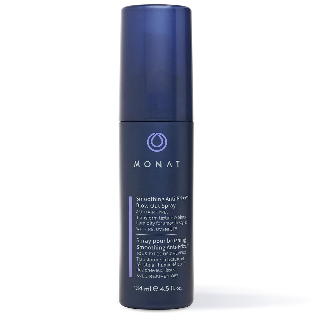 MONAT Smoothing Anti-Frizz Blowout Styling Spray – Quick-Dry Frizz Control, Heat Protection & Glossy Finish