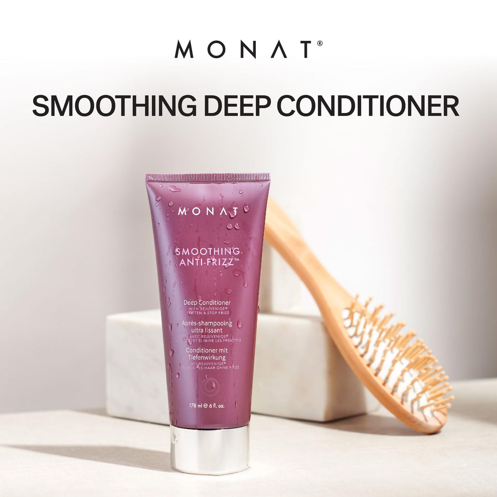 MONAT Smoothing Deep Conditioner with Rejuveniqe | Anti-Frizz, Long-Lasting Frizz Control for Damaged Hair