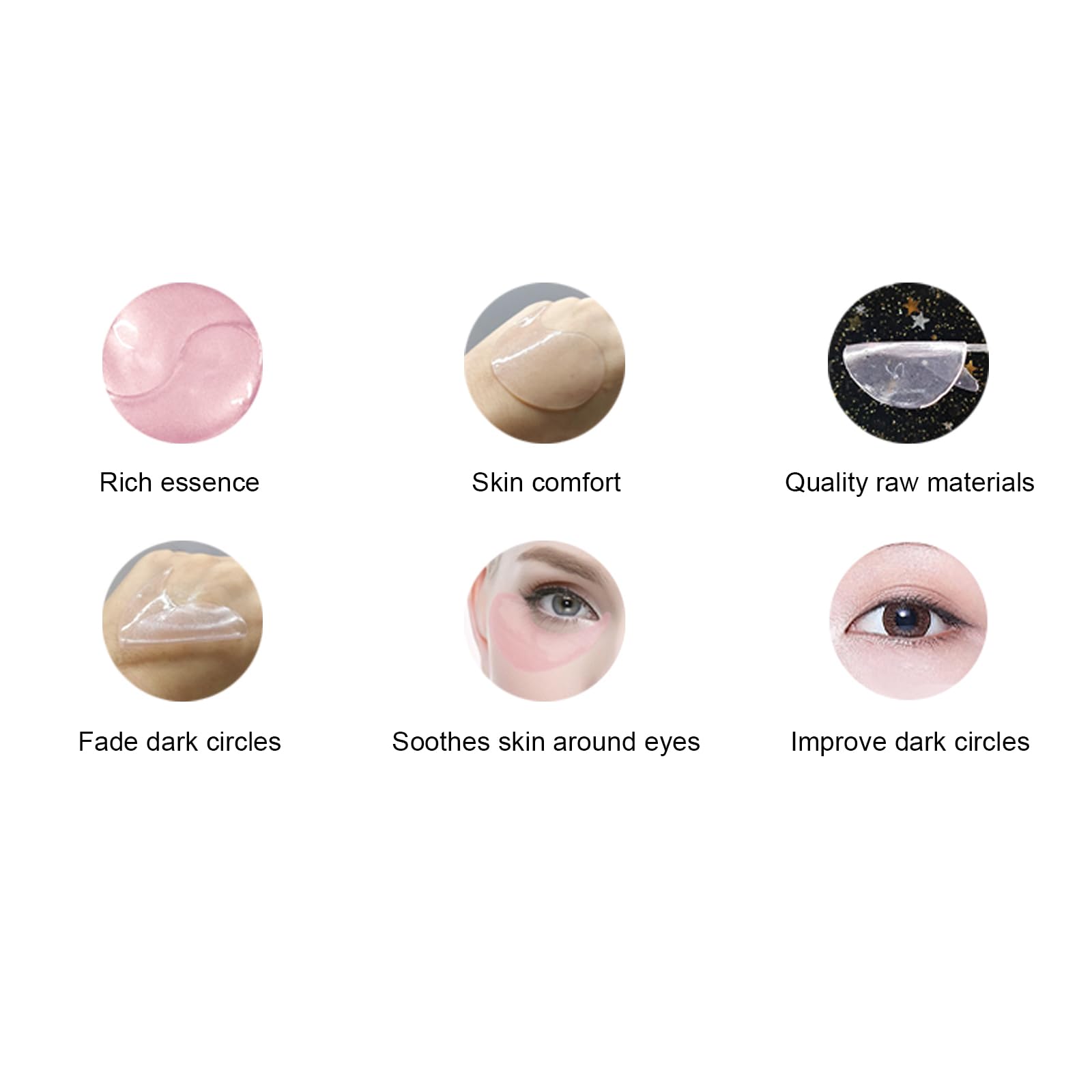 MOND'SUB Under Eye Patches – Hydration, Brightening & Puffiness Relief (20-Minute Treatment)