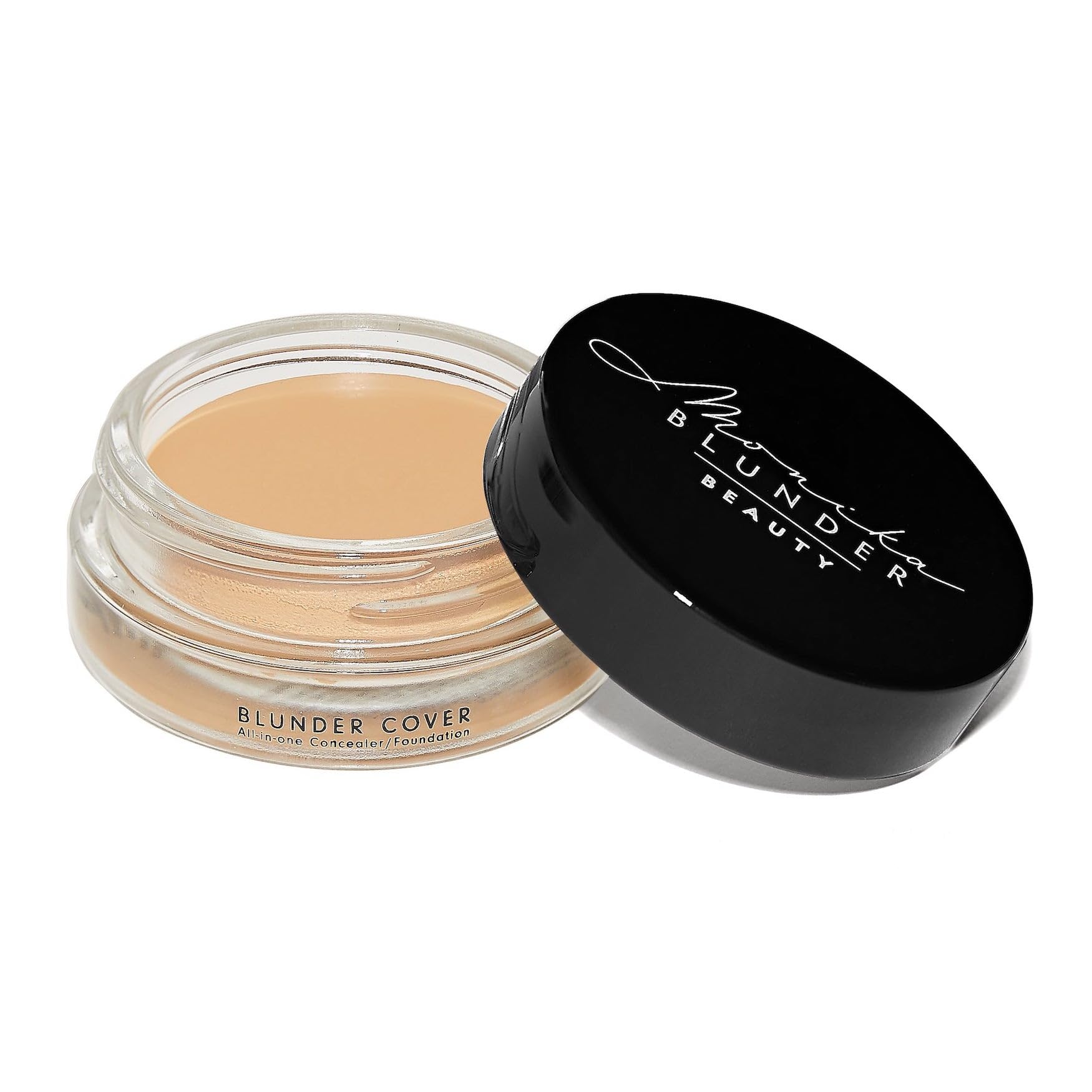 Monika Blunder Beauty Blunder Cover Foundation & Concealer — Shade 3.5 (Light/Medium, Neutral Pink Undertones) | Clean Beauty, Cruelty-Free, 0.62 oz
