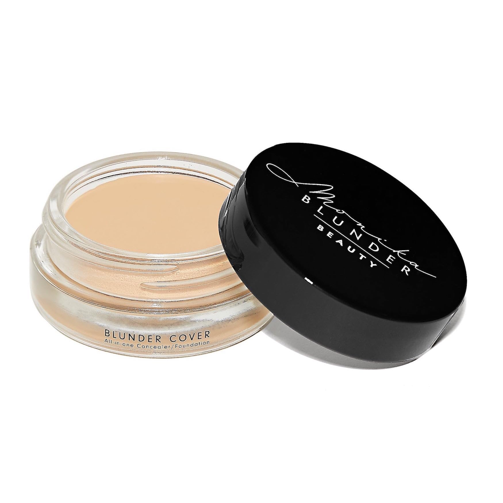 Monika Blunder Beauty Blunder Cover Foundation & Concealer – Shade 2.5 (Light, Warm) – Clean Beauty, Vegan, Cruelty-Free 0.62 oz