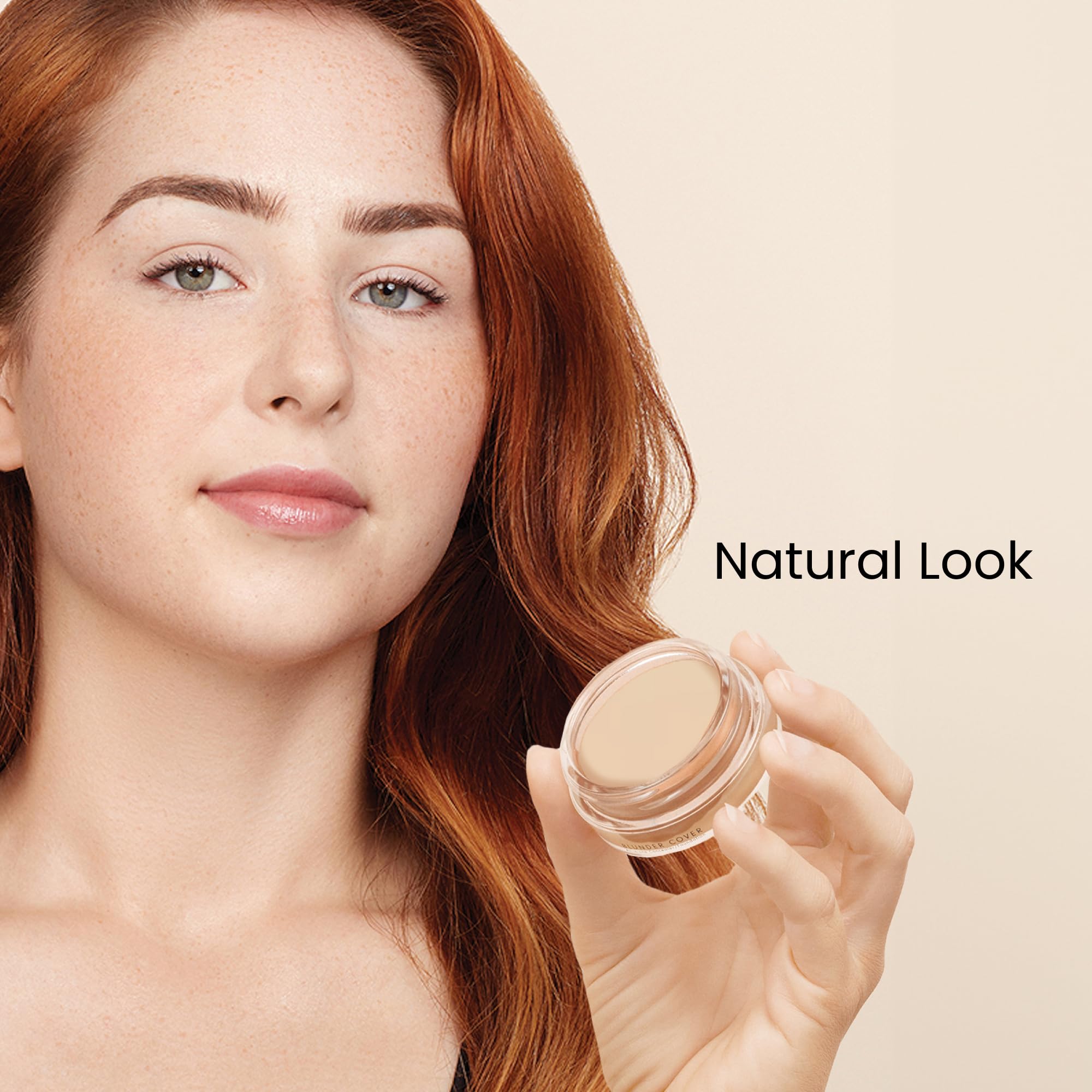 Monika Blunder Beauty Blunder Cover Foundation & Concealer – Shade 1 Eins (Very Fair) – Clean, Cruelty-Free, 0.62 oz