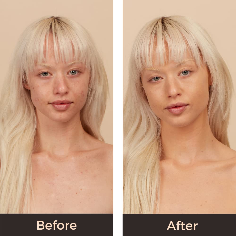 Monika Blunder Beauty Blunder Cover Foundation & Concealer — Shade 3.5 (Light/Medium, Neutral Pink Undertones) | Clean Beauty, Cruelty-Free, 0.62 oz