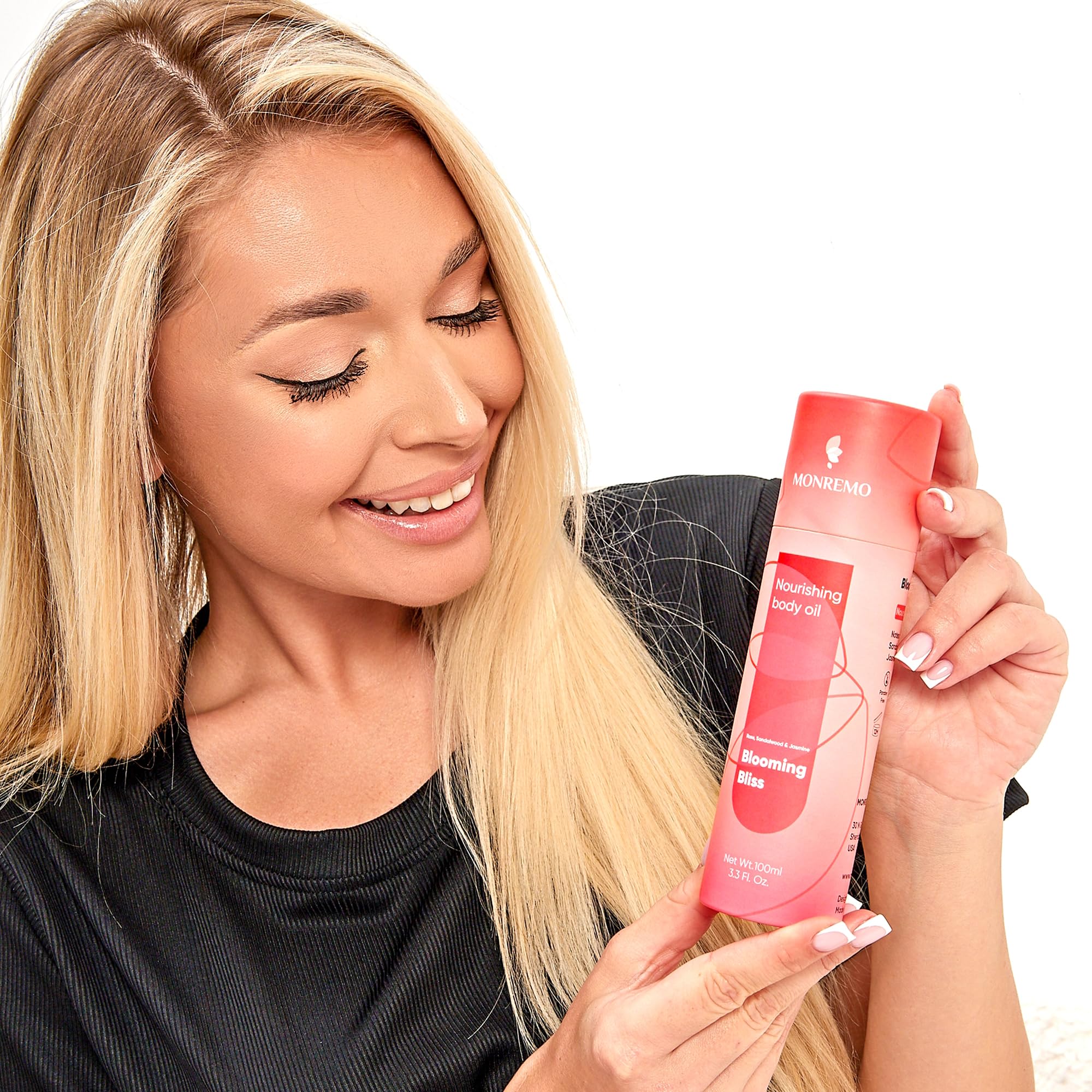 MONREMO Nourishing Body Oil | Hydrating Squalane, Almond & Floral Extracts