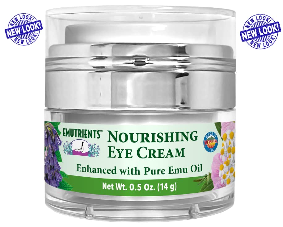 Montana Emu Ranch Nourishing Eye Cream - 0.5 oz with Pure Emu Oil