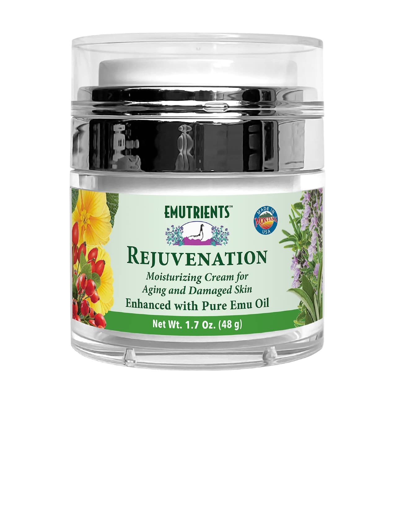 Montana Emu Ranch Rejuvenation Cream 1.7 oz – Pure Emu Oil & Aromatherapy Blend