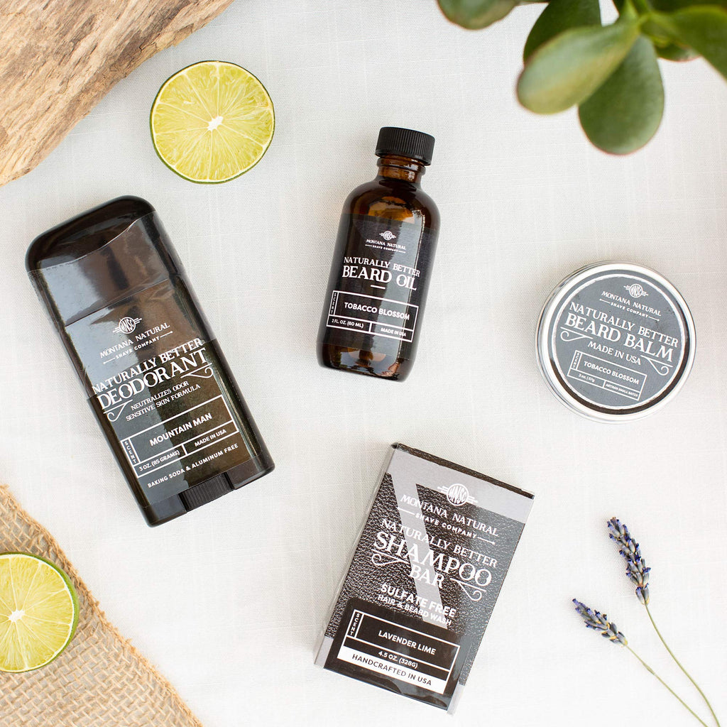 Montana Natural Shave Co. MNSC Bay Rum Deodorant – Magnesium & Activated Charcoal, Aluminum-Free & Baking-Soda-Free (Pack of 2)