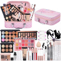 Moobirlet 27-in-1 Makeup Kit for Teens – Eyeshadow Palettes, Foundation, Concealer & Brushes