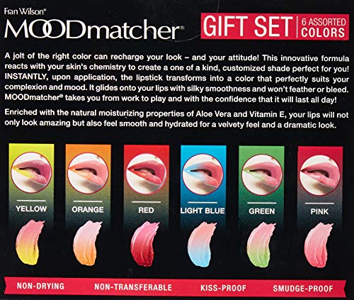 MOODmatcher Original Color-Changing Lipstick – 12 Hour Wear, Moisturizing, Smudge-Proof, Made in USA