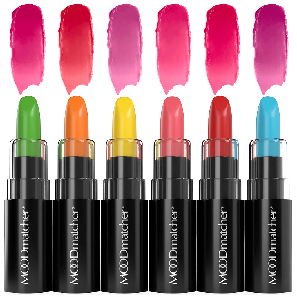 MOODmatcher Original Color-Changing Lipstick – 12 Hour Wear, Moisturizing, Smudge-Proof, Made in USA